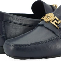4155444.jpg Versace Navy Blue loafrid