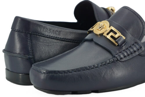 4155444.jpg Versace Navy Blue loafrid