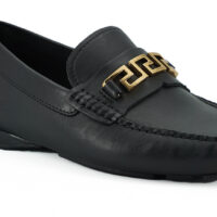 Versace Black Loafer Shoes
