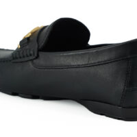Versace Black Loafer Shoes