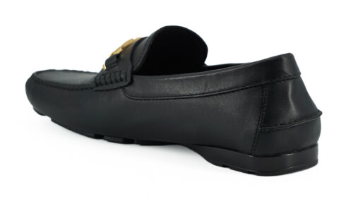 Versace Black Loafer Shoes