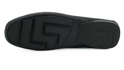 Versace Black Loafer Shoes