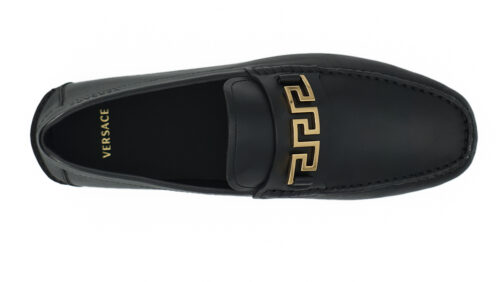 Versace Black Loafer Shoes