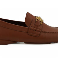 Versace Natural Brown loafrid Car Shoe DSU6014S