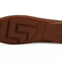 Versace Natural Brown loafrid Car Shoe DSU6014S