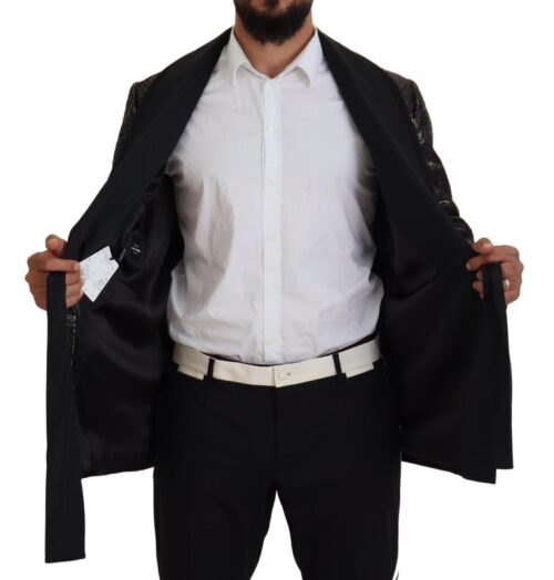 4188031.jpg Dolce & Gabbana Gold Purple Baroque bleiser-mantel