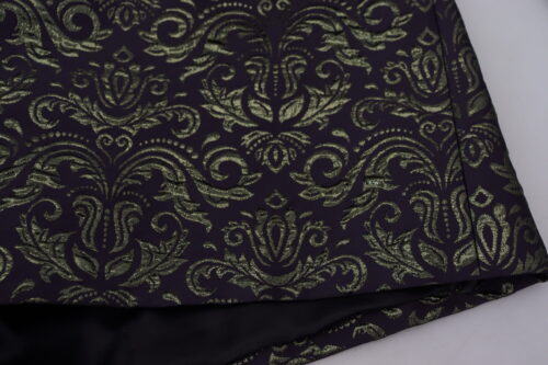 4188033.jpg Dolce & Gabbana Gold Purple Baroque bleiser-mantel