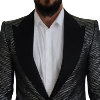 Dolce & Gabbana must-hõbedane slim fit pintsak