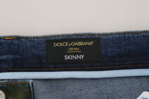 4188251.jpg Dolce & Gabbana sinakasrohelised skinny teksapüksid