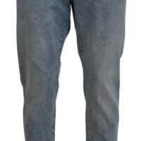 Dolce & Gabbana Blue Wash Slim Fit Cotton Denim Jeans