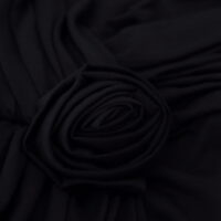 4201026.jpg Dolce & Gabbana Must ühe õlaga ümberlõikega midikleit