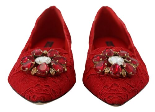 4204416.jpg Dolce & Gabbana punased Taormina loaferid