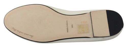 Dolce & Gabbana Valged sametmokassiinid