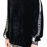 Dolce & Gabbana Must sametist ümara kaelusega sviiter