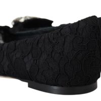 Dolce & Gabbana Mustad Taormina pitsiga kristallidega baleriinad Vally