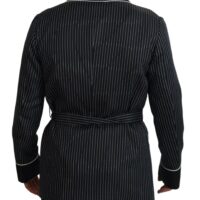 4234677.jpg Dolce & Gabbana must-valge triibuline meeste bleiser DG embleemiga