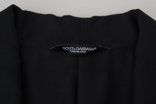 4234682.jpg Dolce & Gabbana must-valge triibuline meeste bleiser DG embleemiga