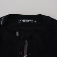Dolce & Gabbana must nööpidega pullover-kampsun