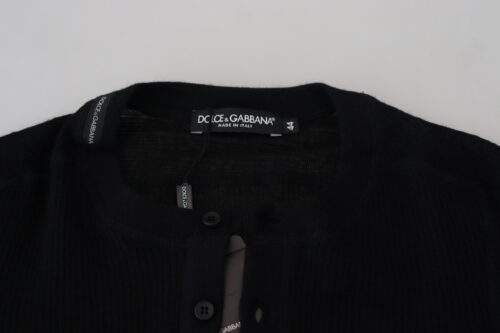Dolce & Gabbana must nööpidega pullover-kampsun