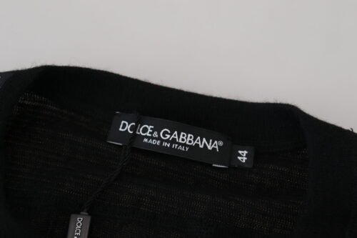 Dolce & Gabbana must nööpidega pullover-kampsun