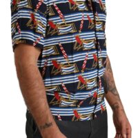 Dolce & Gabbana Mitmevärviline lühikeste varrukatega särk Beach Chair