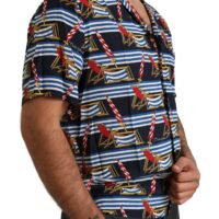 Dolce & Gabbana Mitmevärviline lühikeste varrukatega särk Beach Chair