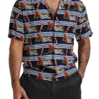 Dolce & Gabbana Mitmevärviline lühikeste varrukatega särk Beach Chair