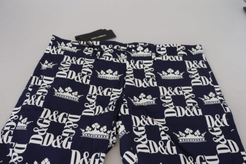 Dolce & Gabbana sinised logo trükiga chino lühikesed püksid