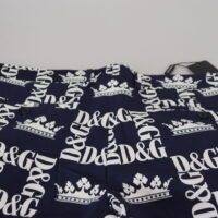 Dolce & Gabbana sinised logo trükiga chino lühikesed püksid