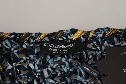 4282062.jpg Dolce & Gabbana Sinine Nööpkardigan Fatto A Mano