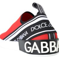 Dolce & Gabbana punased ja valged mokassiinkingad