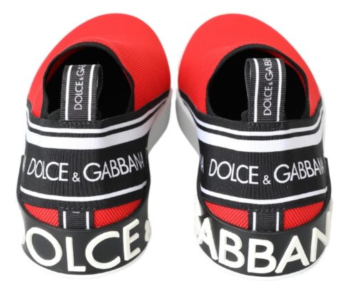 Dolce & Gabbana punased ja valged mokassiinkingad