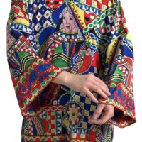 Dolce & Gabbana Mitmevärviline trükimustriga pikkade varrukatega pluus