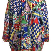 Dolce & Gabbana Mitmevärviline trükimustriga pikkade varrukatega pluus