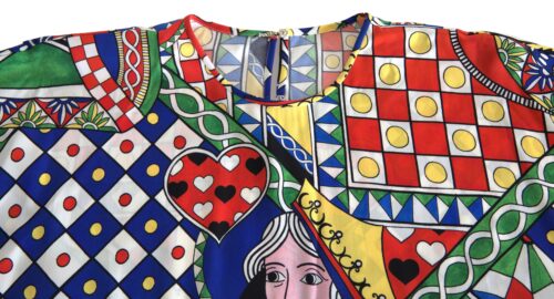 Dolce & Gabbana Mitmevärviline trükimustriga pikkade varrukatega pluus