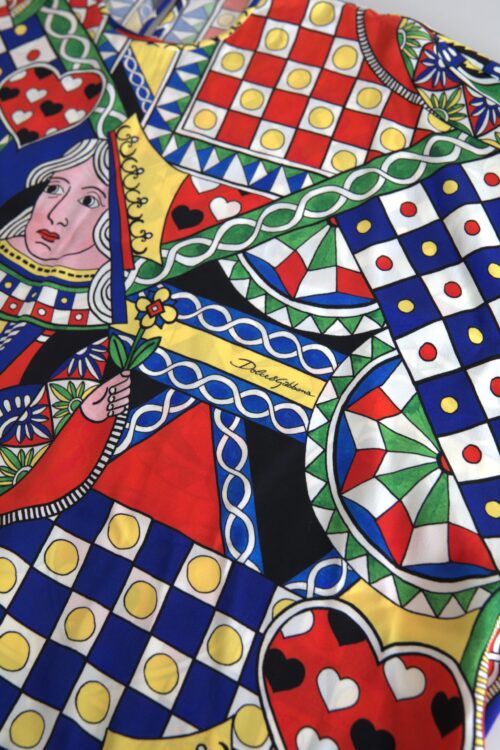 Dolce & Gabbana Mitmevärviline trükimustriga pikkade varrukatega pluus