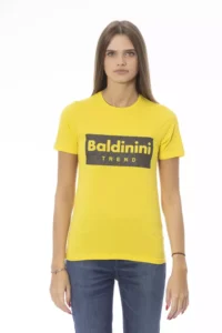Baldinini Trend kollane naiste T-särk