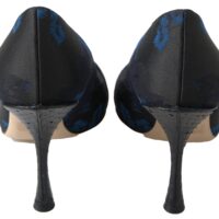 Dolce & Gabbana sinised lillemustrilised kristallidega kontsakingad