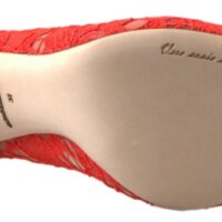 Untitled design - 185 Dolce & Gabbana Red Taormina Lace Crystal Heels Pumps Shoes