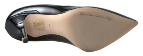 Dolce & Gabbana Mustad kõrge kontsaga kingad