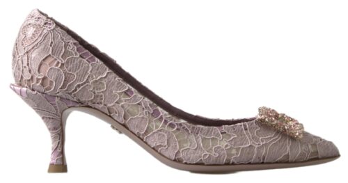 Untitled design - 54 Dolce & Gabbana Roosad lillelise pitsiga DG Crystal kontsakingad