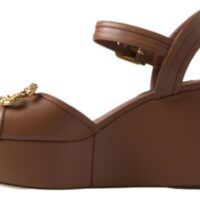 Dolce & Gabbana pruunid AMORE kiilkonts-sandaalid