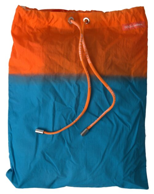 Dolce & Gabbana oranž-sinised gradiendiga ujumispüksid