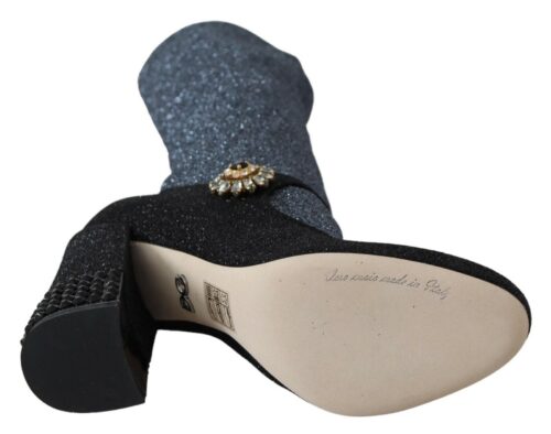 4322977.jpg Dolce & Gabbana Mustad kristallidega Mary Jane poolsaapad