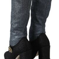 4322981.jpg Dolce & Gabbana Mustad kristallidega Mary Jane poolsaapad