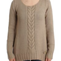 Cavalli beež kootud džemper