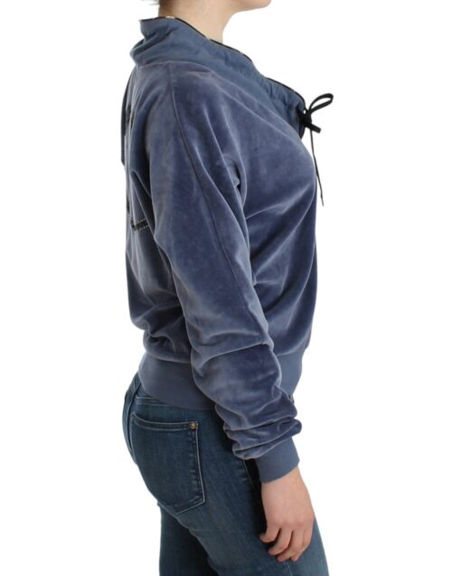 4326395-3.jpg Cavalli sinine sametist džemper