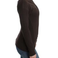 Cavalli pruun kootud sviiter