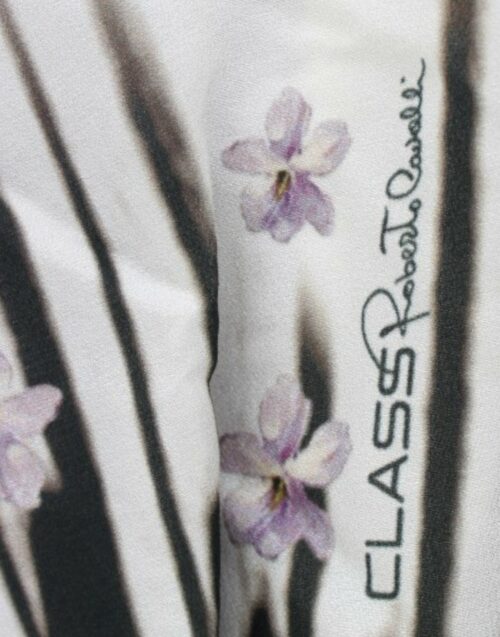 Cavalli lilla pikkade varrukatega kleit