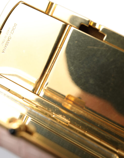 Dolce & Gabbana roosa mini meigikott peegli ja tutiga